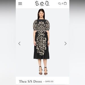 NWT! Sea NY Lilith midi dress sz 6